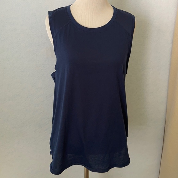 Athletic Wear Girls Navy Athletic Tank Top - Picture 1 of 11